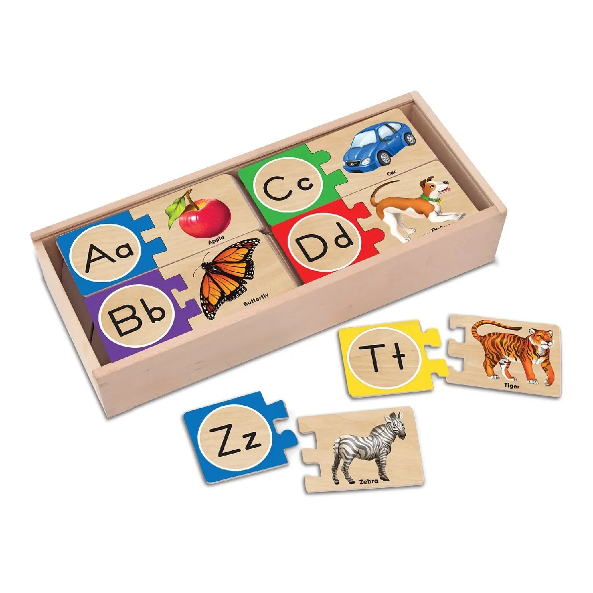 Melissa & doug puzzle alphabet anglais en bois Melissa & doug puzzle alphabet anglais en bois