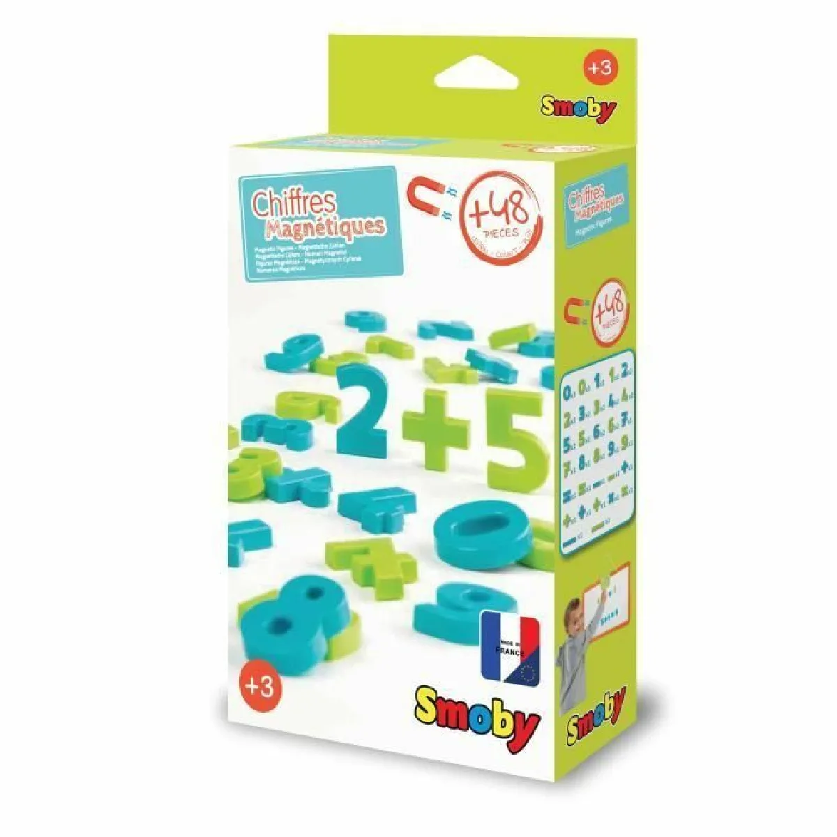 Smoby 48 Chiffres Magnétiques