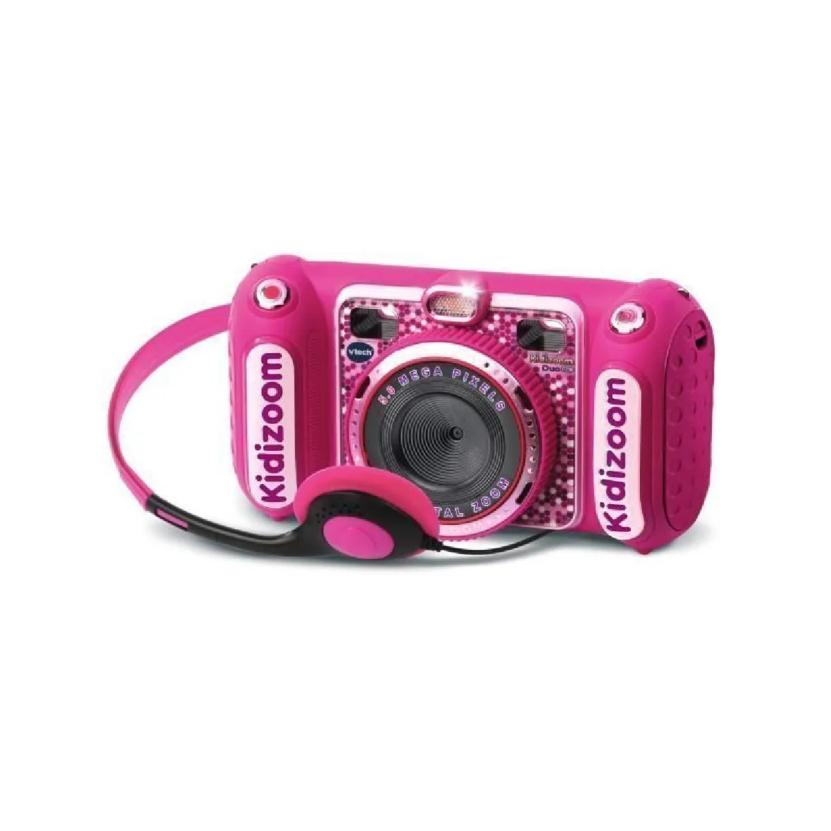 VTech KidiZoom Duo DX Appareil Photo Numérique Enfant 10 en 1 Photo Selfie Vidéo Écran Couleur Lecteur MP3 Casque Audio Cadeau Enfant de à Contenu en Français - vue 10