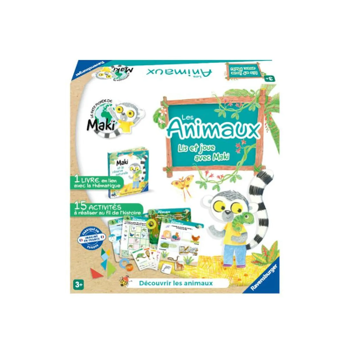 Lis et joue avec Maki Les animaux Ravensburger Jeux France - vue 2
