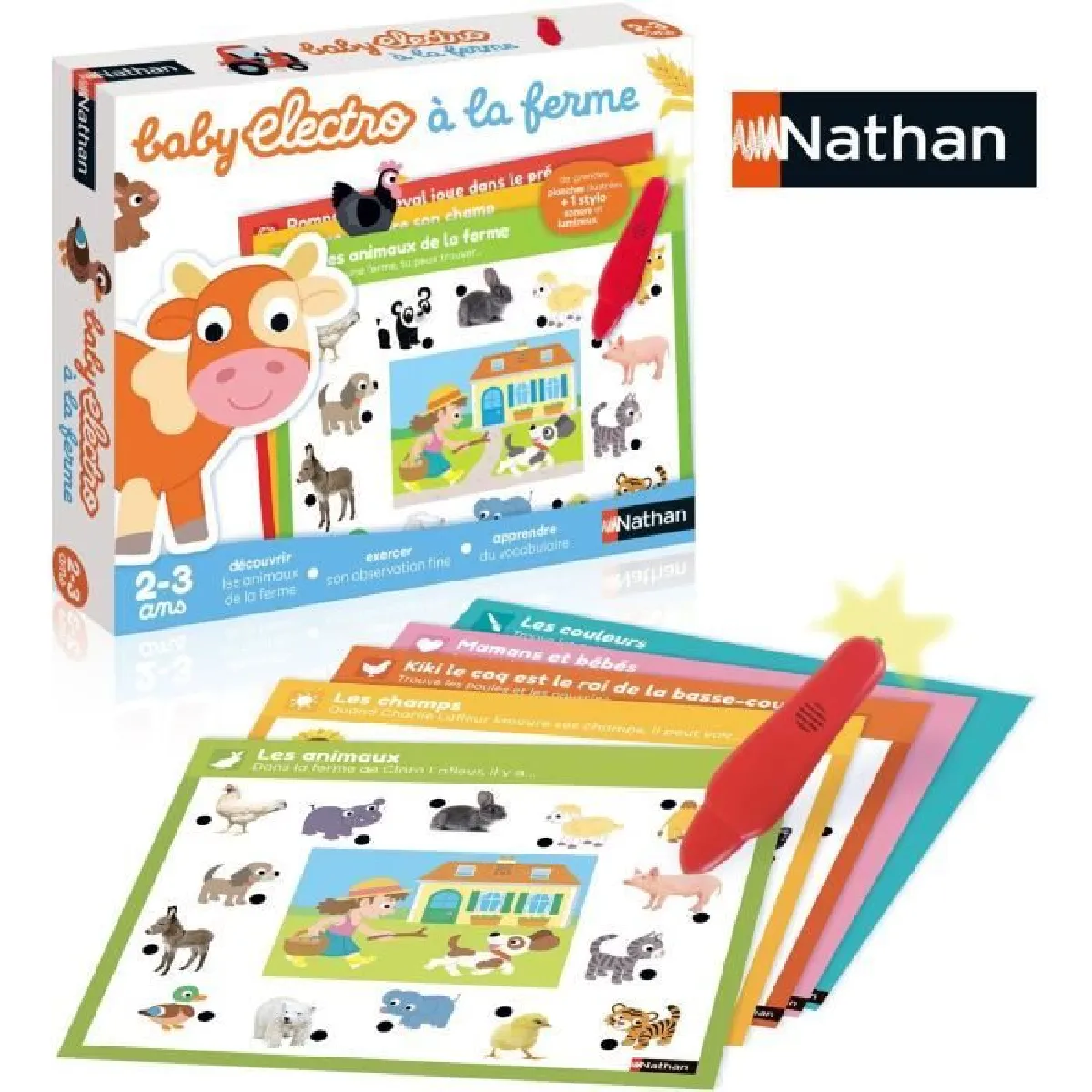 Nathan Jeu éducatif électronique éléphanteau - Multicolore