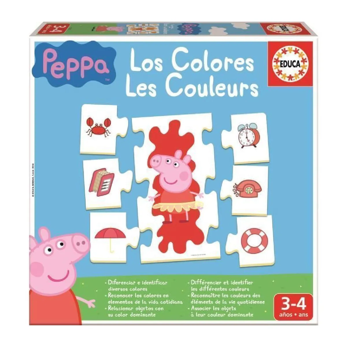 Peppa Pig Multicolore Puzzle Les Couleurs Bestway - Image 3