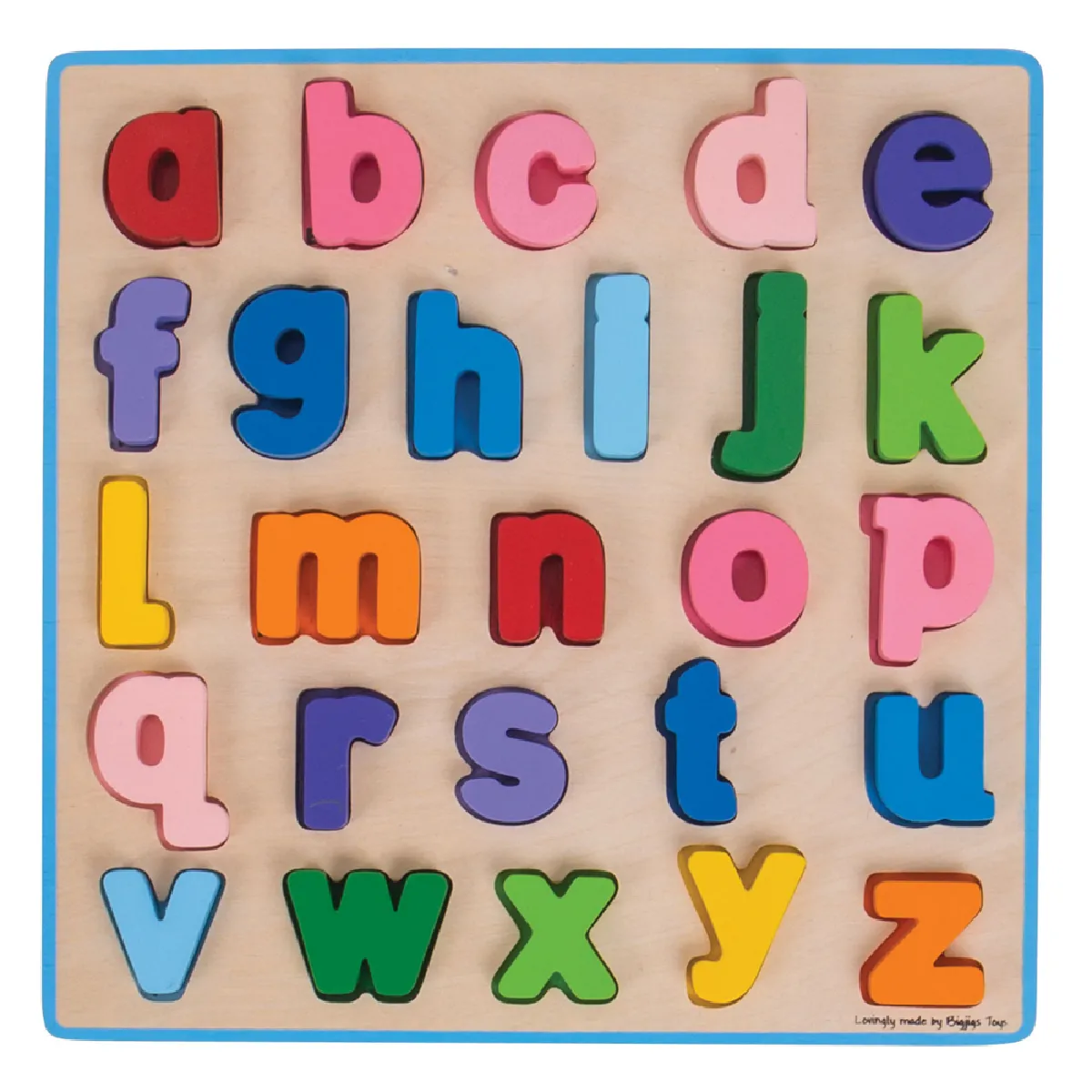 Bigjigs toys Puzzle alphabet en bois