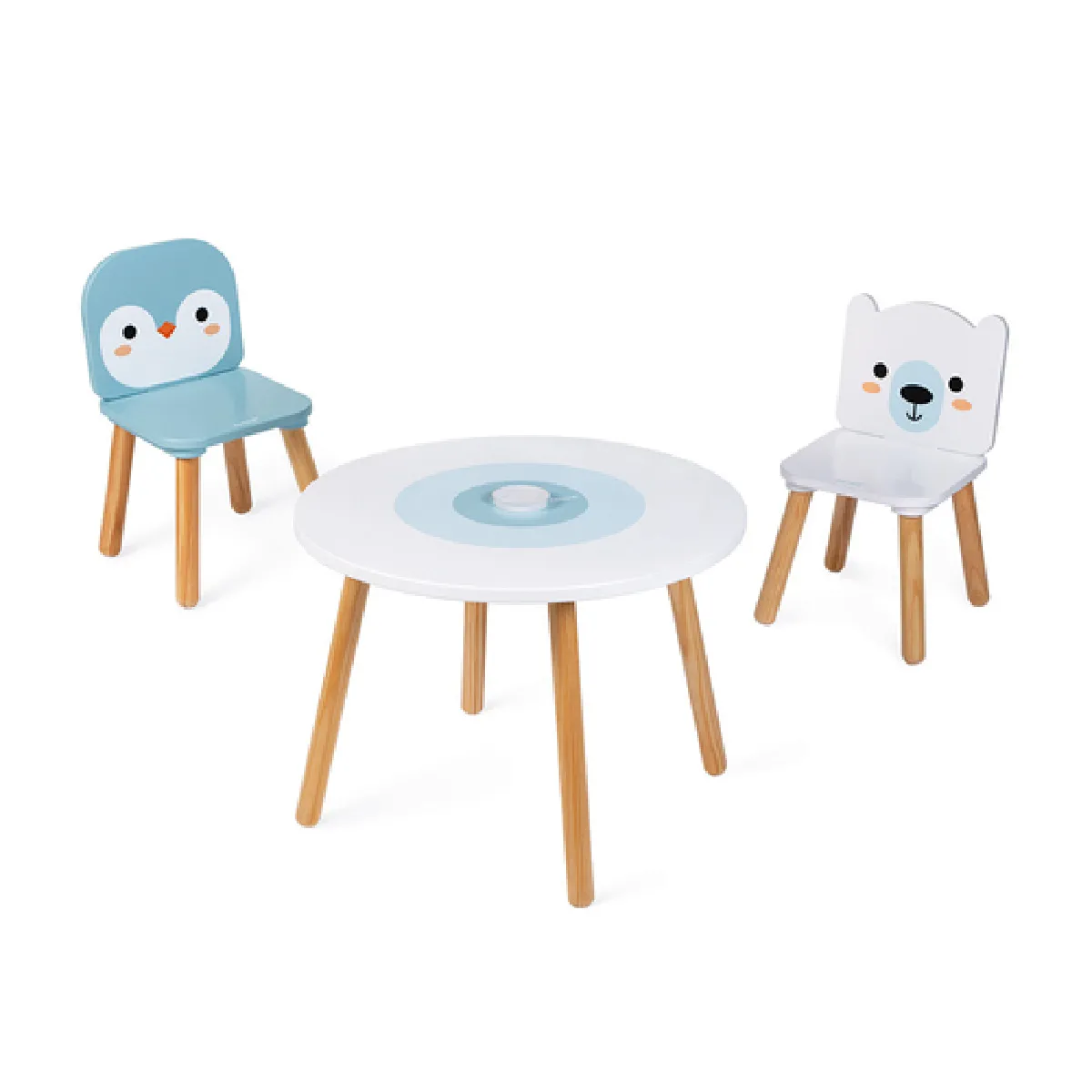 Ensemble table et 2 chaises Banquise - Image 2