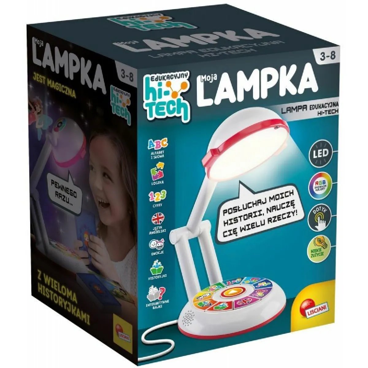 Lisciani Edukacyjny Hi-Tech Moja Lampka 96992 Lisciani Edukacyjny Hi-Tech Moja Lampka 96992