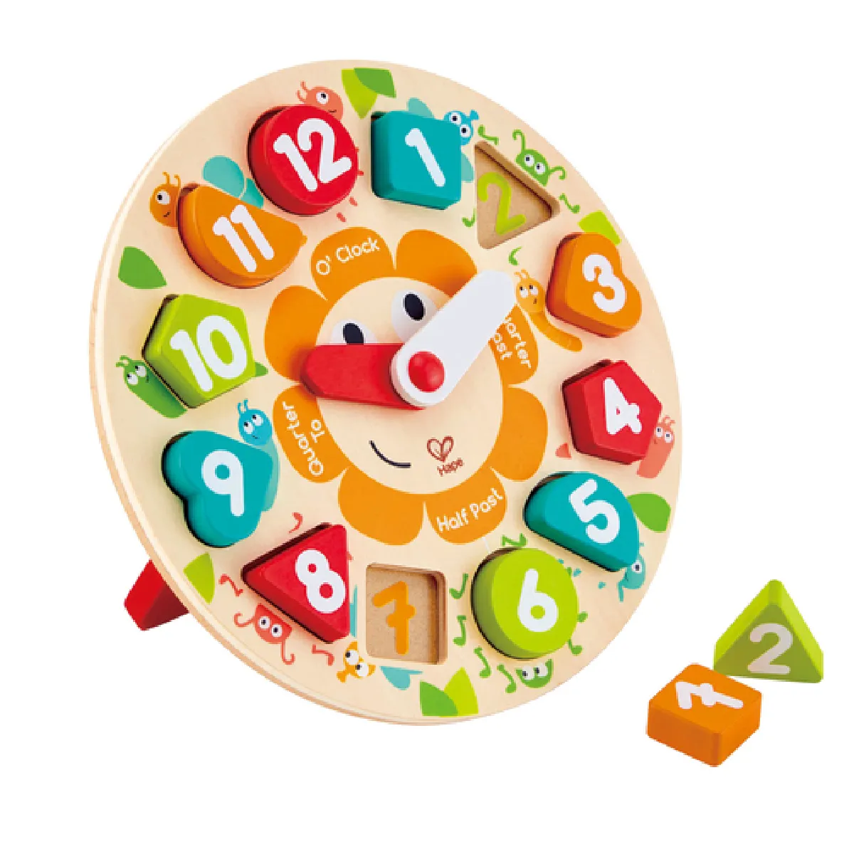 Hape Puzzle à formes Horloge Hape Puzzle à formes Horloge