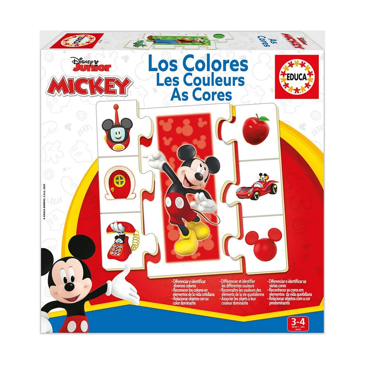 Clementoni Mickey et Ses Amis Puzzle Éducatif - vue 8