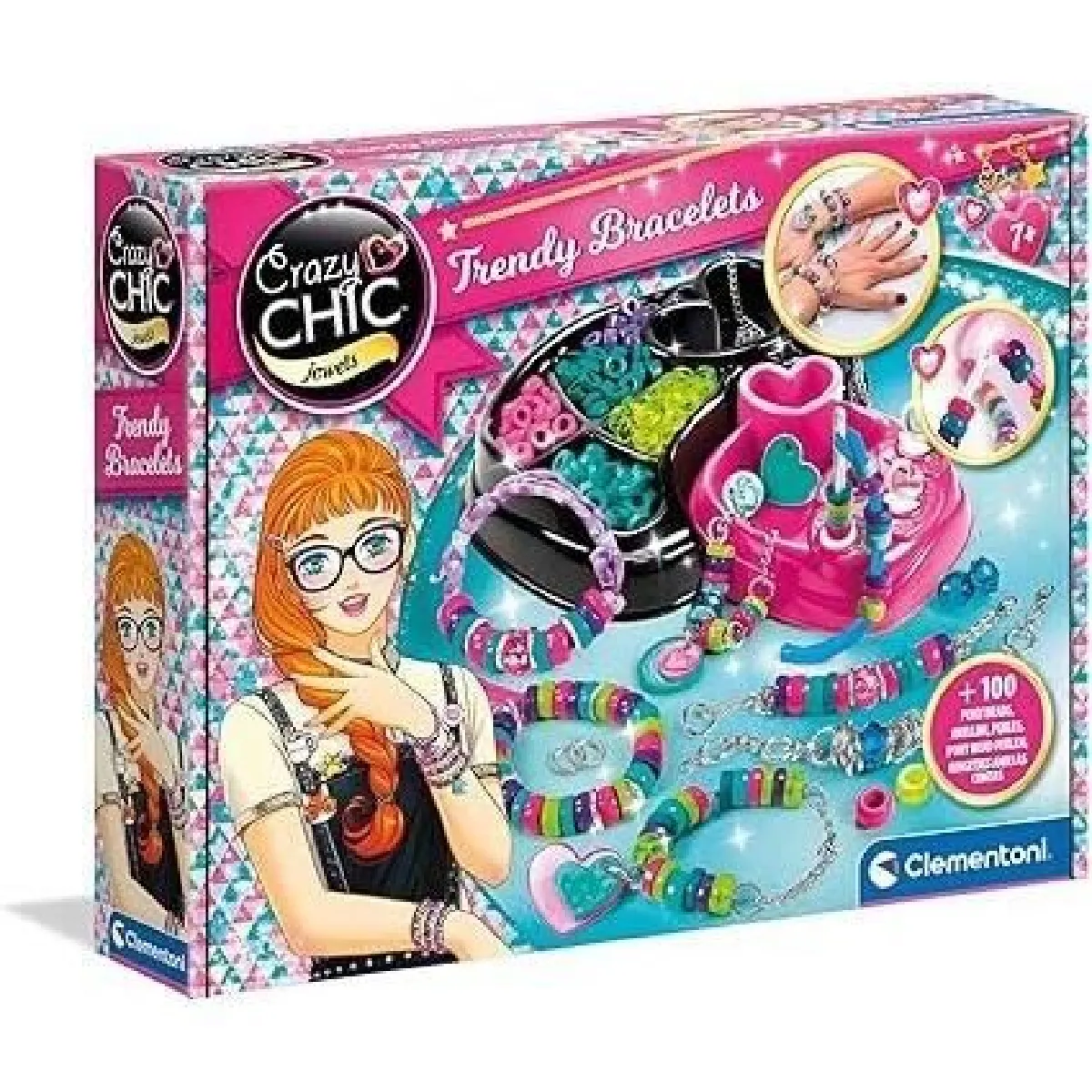 Clementoni Crazy Chic kit bijoux - Multicolore