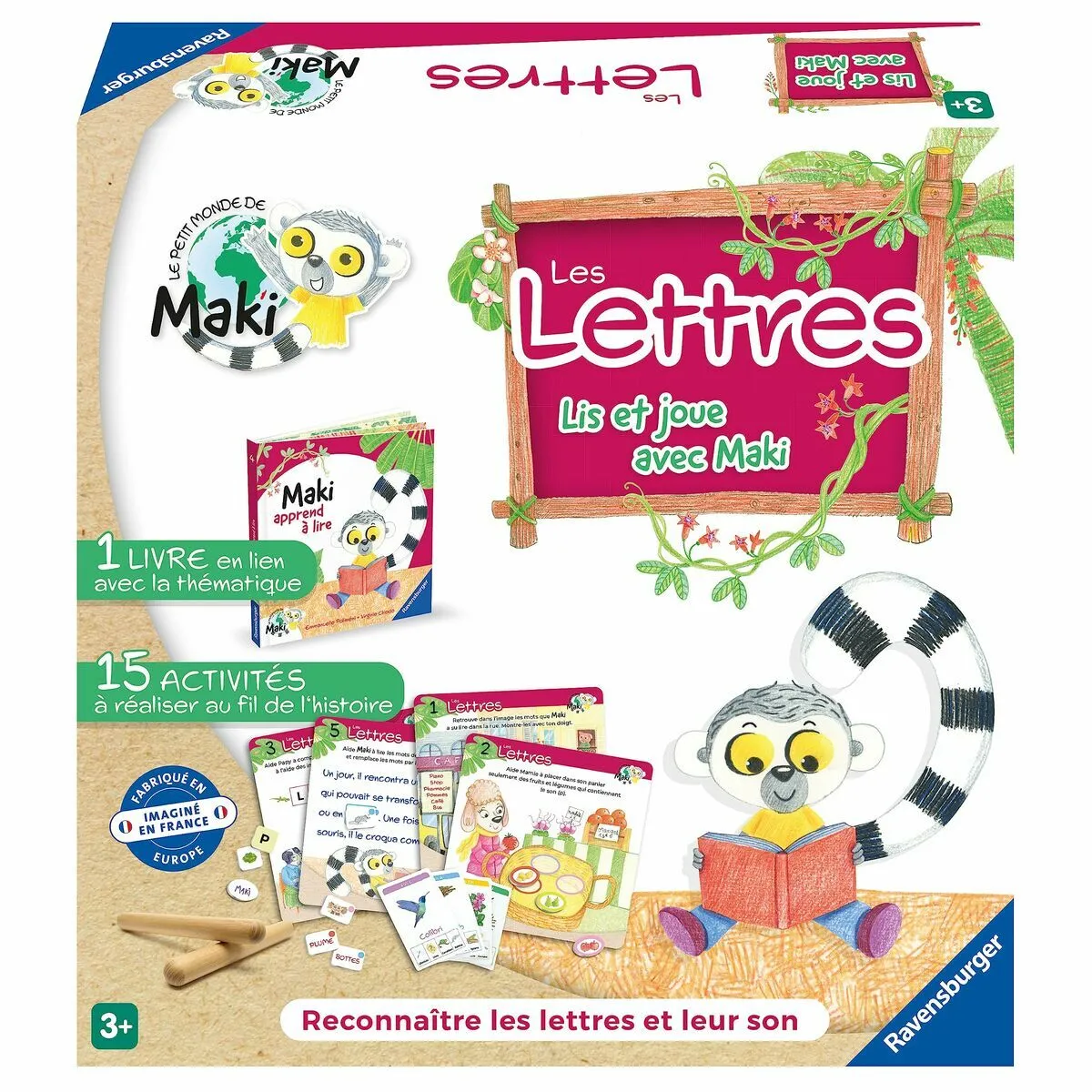 Lis et joue avec Maki Les Lettres Ravensburger Jeux France - vue 2