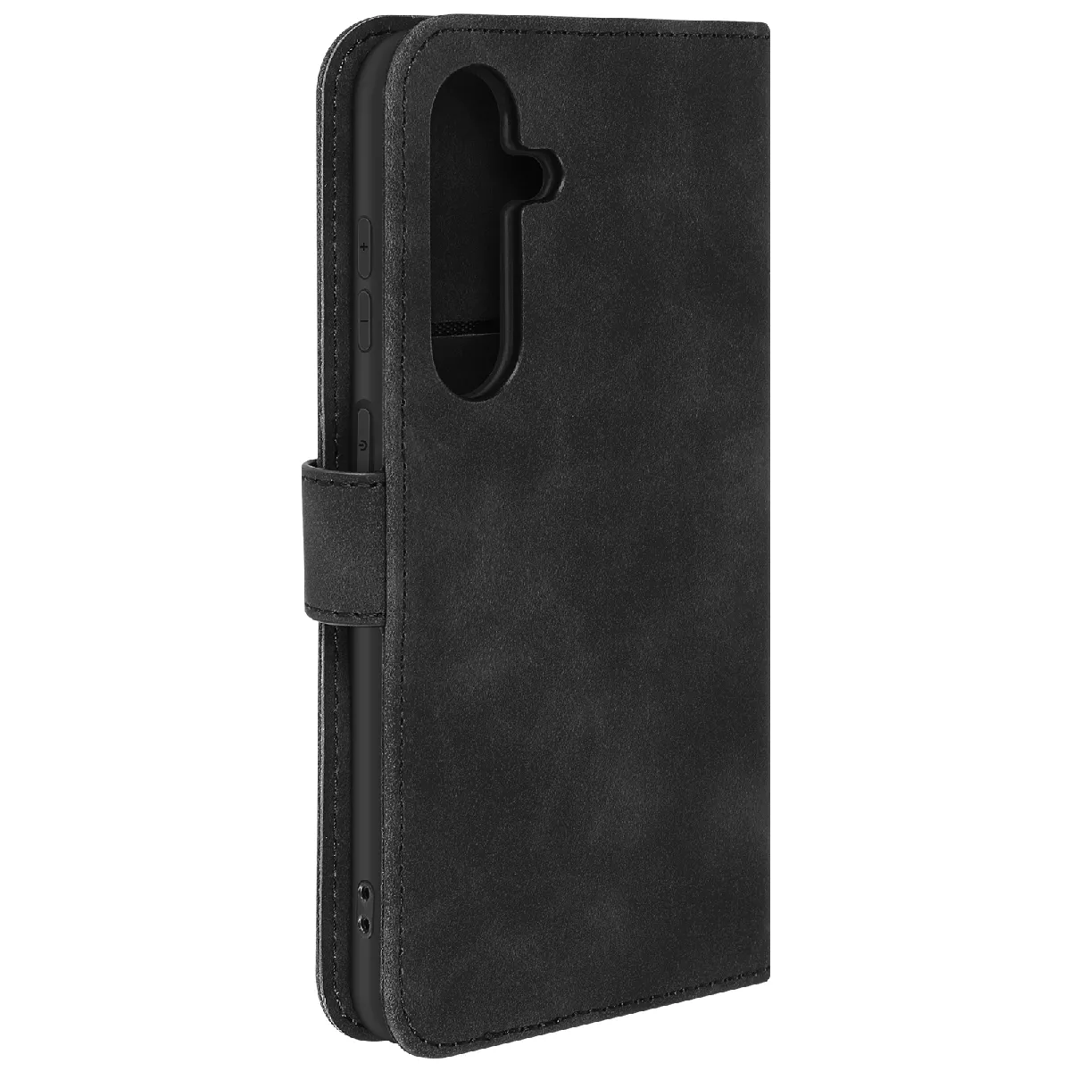 Akashi Noir Étui Pour Samsung S24 Plus Et S25 Plus Portefeuille Support Vidéo - Neuf - Image 3