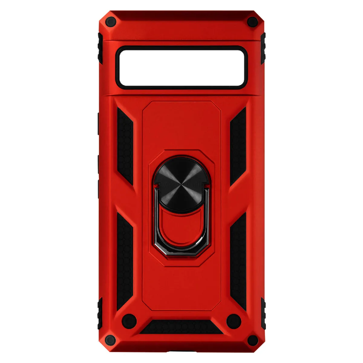 Avizar Rouge Coque Pour Google Pixel 7 Pro Ultra Rigide Bague Support