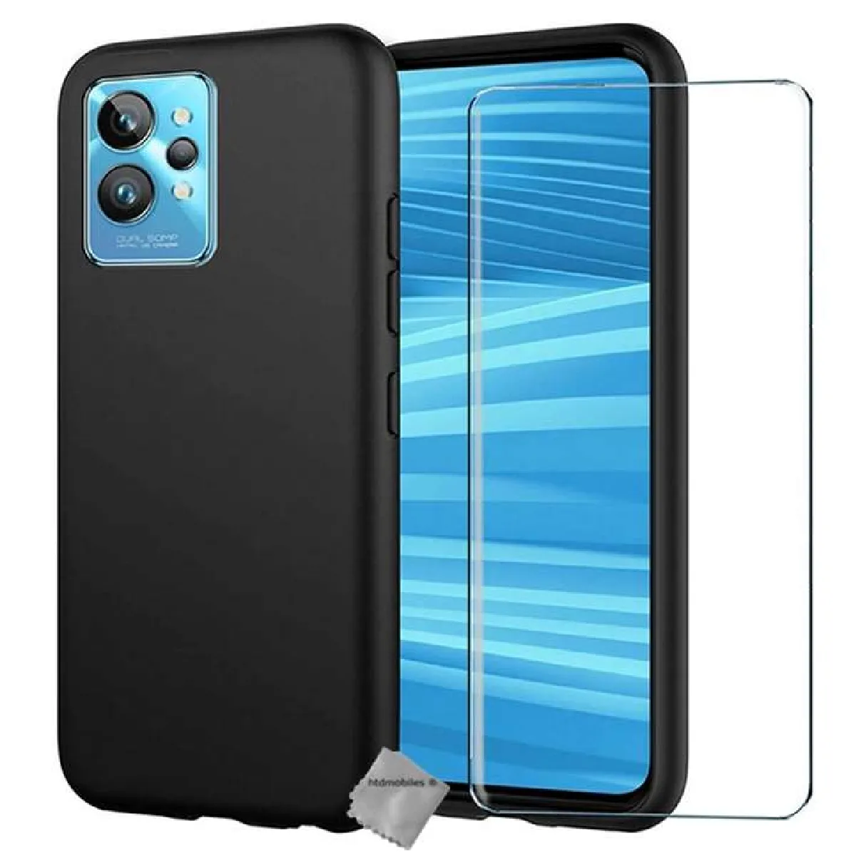 Htdmobiles Noir Coque En Silicone Realme Gt 2 Pro 5G