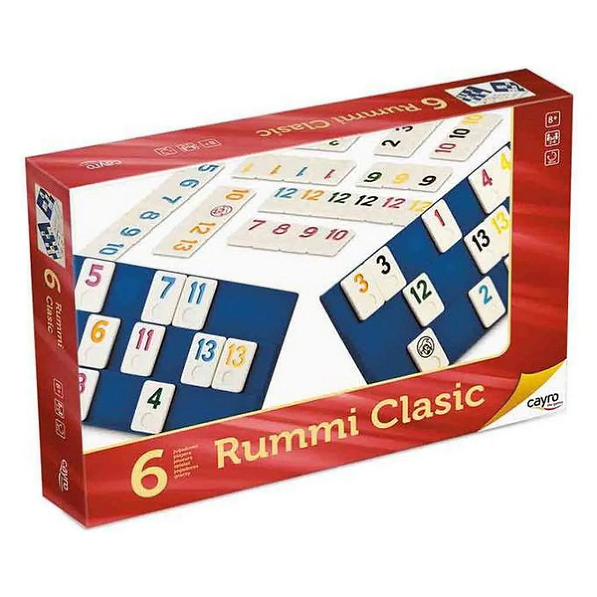 Non Communiqué Cayro - 744 - Rummi Classique 6 Joueurs - Jeu De Société - Image 2