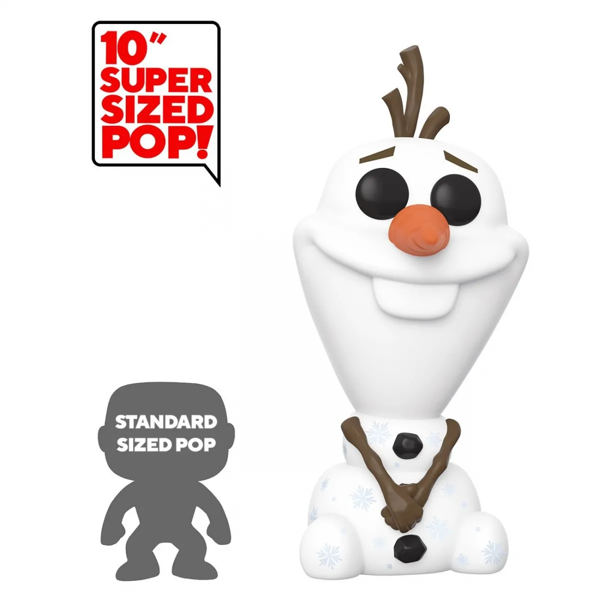 FUNKO La Reine des Neiges 2 Figurine POP! Super Sized Olaf 25 cm