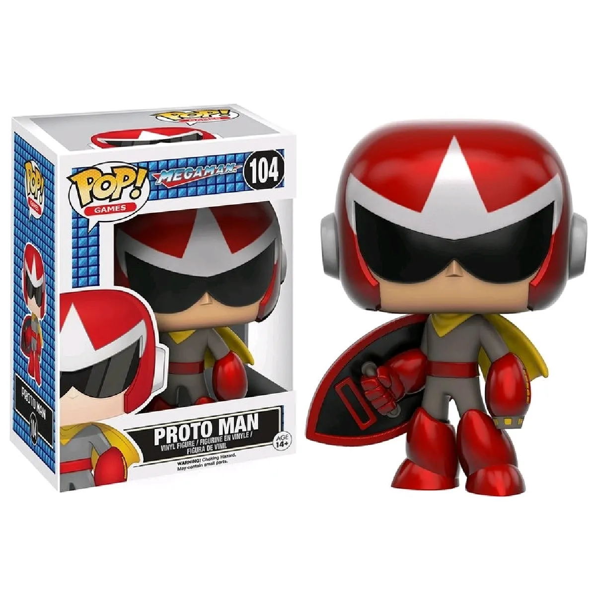 Générique Figurine Bobble Head Megaman Proto Man Pop N°04