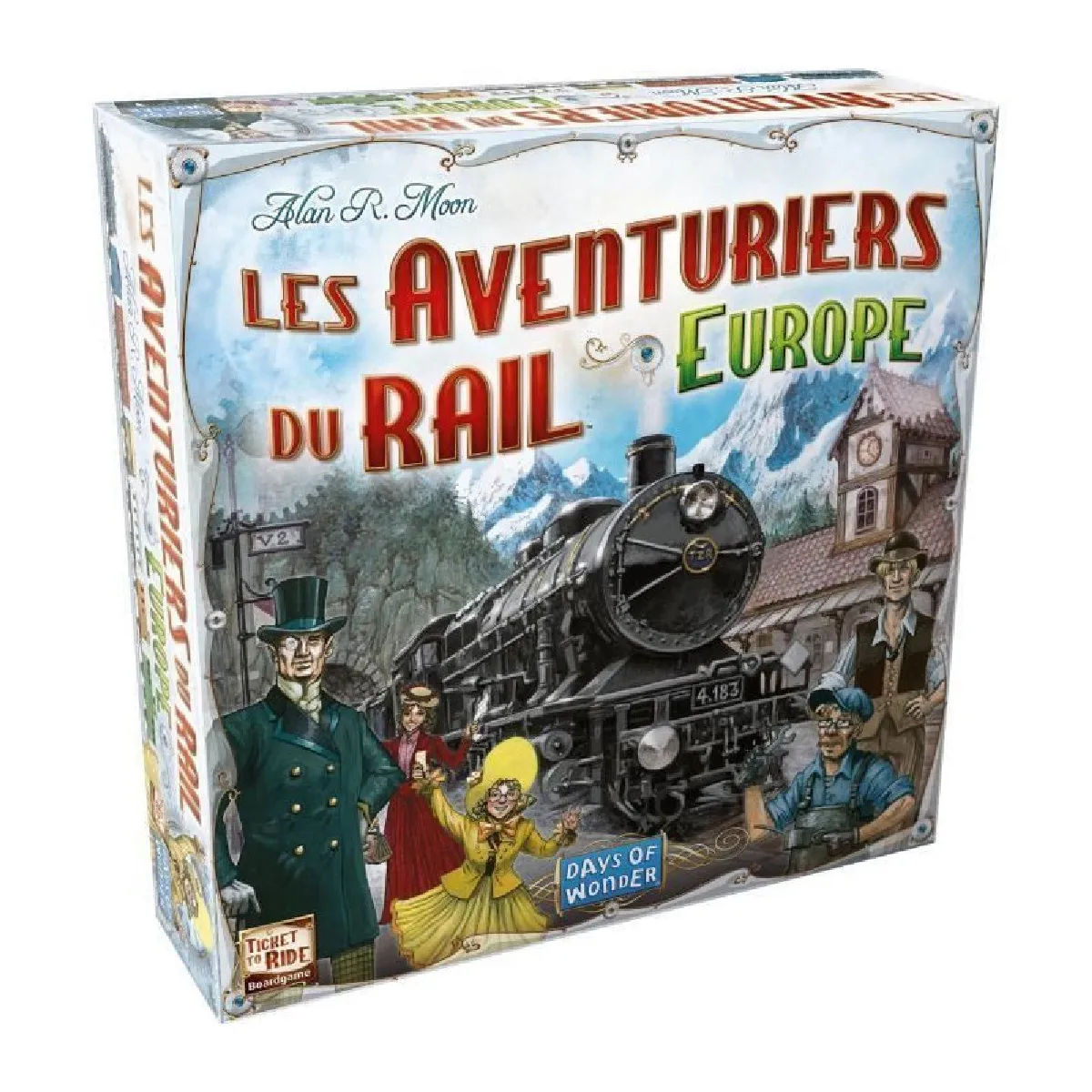 Les Aventuriers du Rail : Europe Asmodee - vue 3