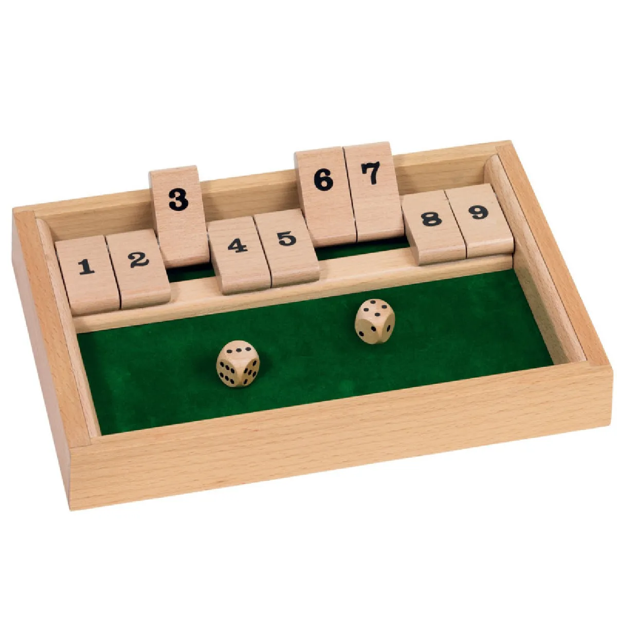 Small Foot - Jeu de société Shut The Box - Jeu de stratégie en bois - Image 3