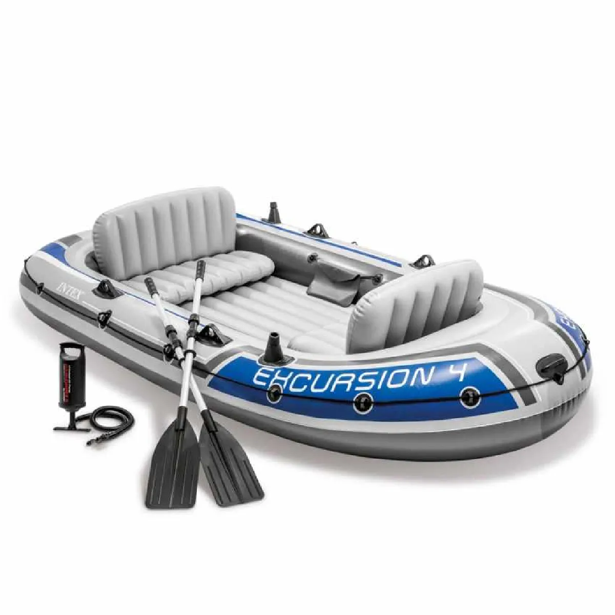 Intex bateau gonflable avec rames et pompe