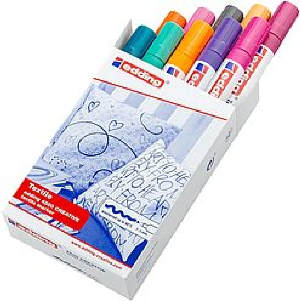 EDDING  marqueurs textiles 4500 - set de 10