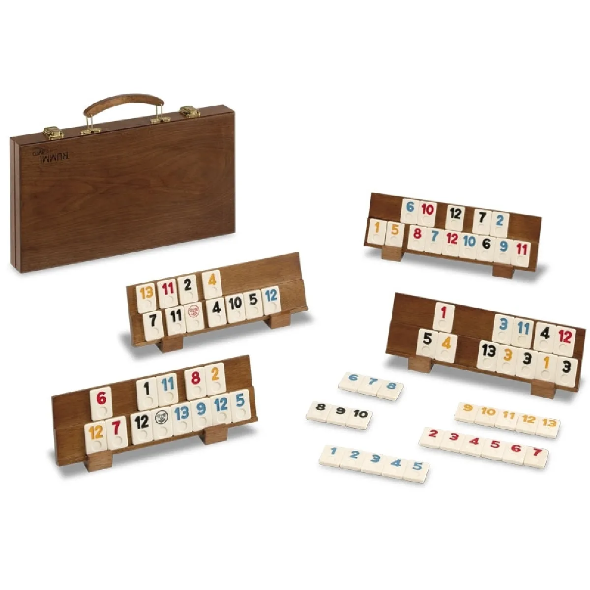 Cayro Blanc Jeux De Société Étui Rummiclastique - Image 2