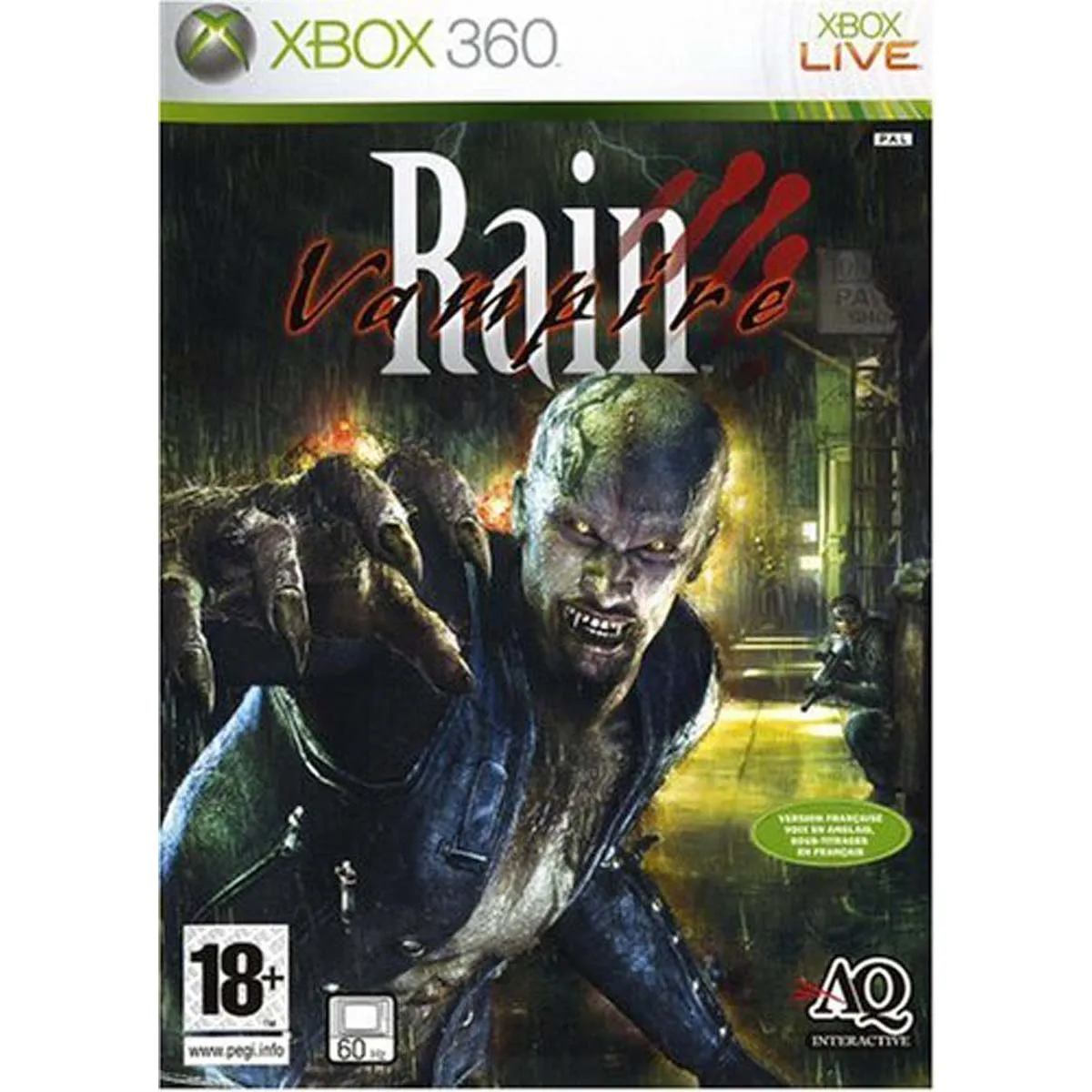 Microsoft Vampire' Rain Jeu Xbox 360