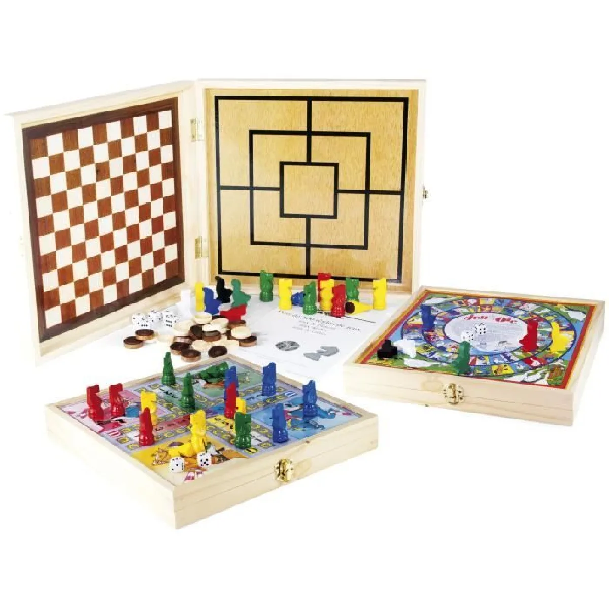 Cartamundi Coffret Bois 100 Jeux