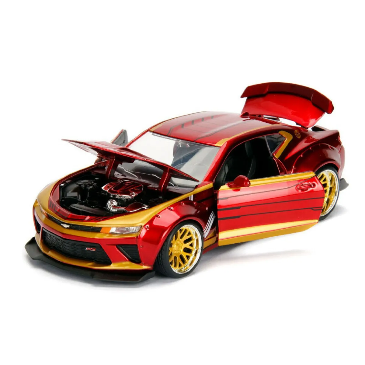 Jada Toys – Voiture Marvel En Métal – 1 Sur 6 Super-héros – Roue Libre – Dès 3 Ans – 7 Cm – Choix Aléatoire