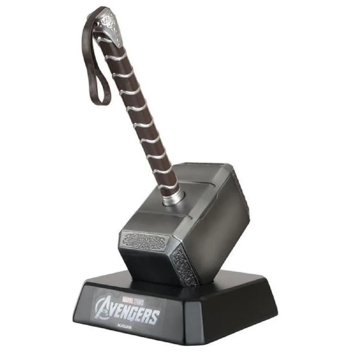 Nemesis Now Figurine Marteau des Dieux de 23 cm, Sculpture en résine, Sculpture du Corbeau sur Le Marteau de Thor, Figurine de Marteau de Thor, décoration de Chambre à Coucher, coulée dans