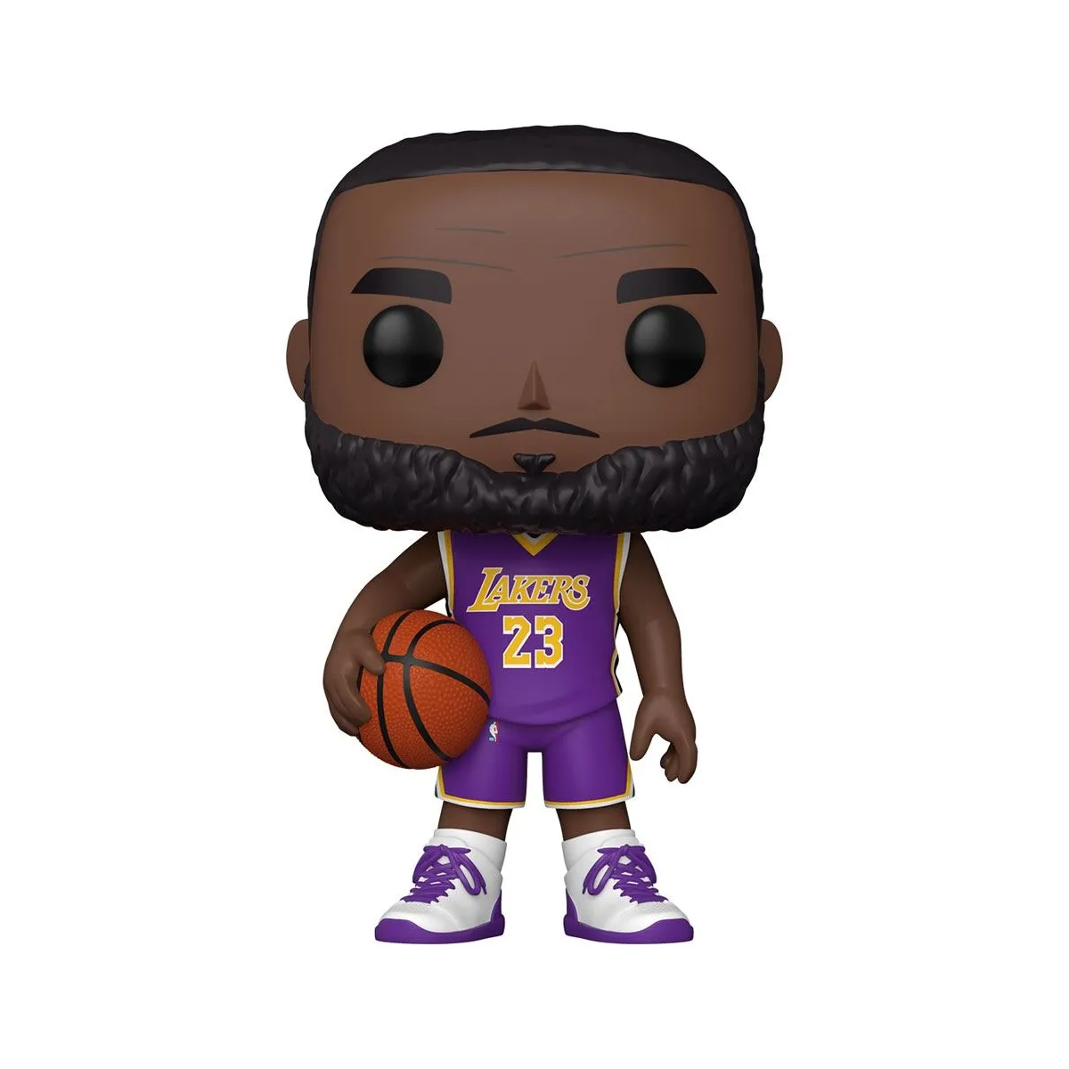 Funko Figurine Pop Nba Lakers 10" Lebron James Purple Jersey - Image 4