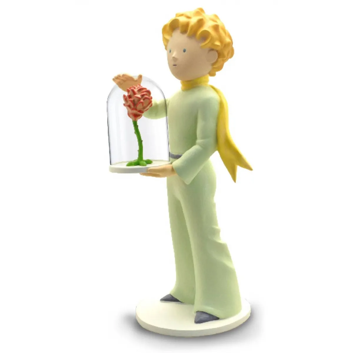 Figurine Résine Gaston Lagaffe Portant Des Livres - Collection Jaune/Doré - 25 Cm - Pièce Collector