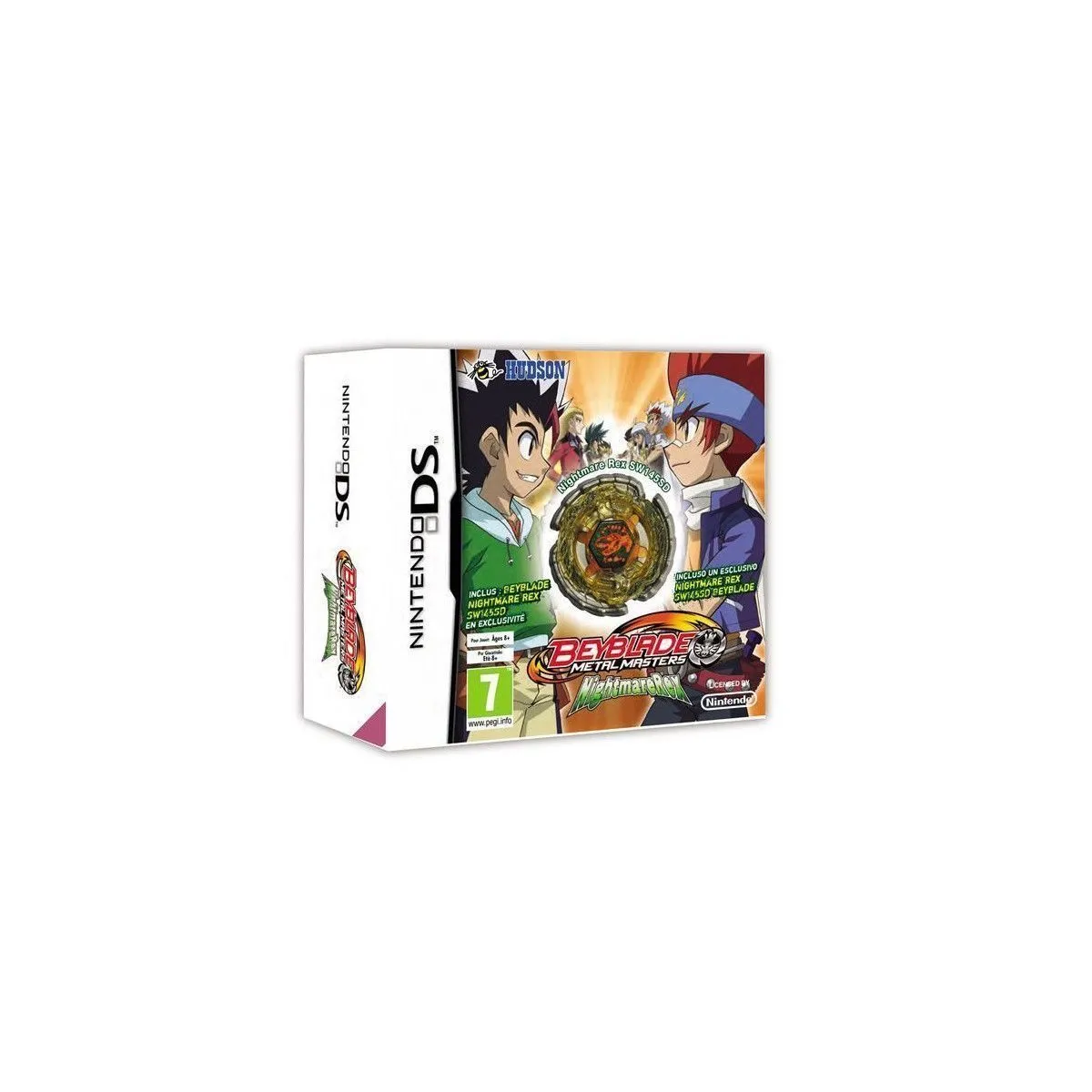 BEYBLADE METAL MASTER: NIGHTMARE REX + TOUPIE / DS - vue 3