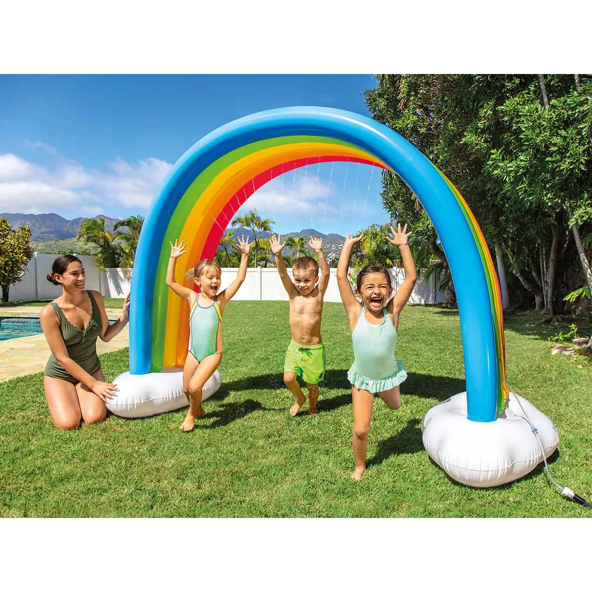 Arc en ciel avec jets Intex