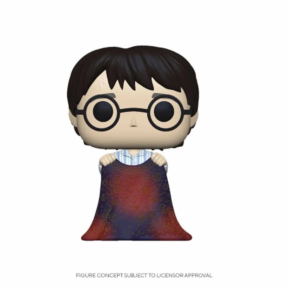 POP Harry Potter Harry avec cape d'invisibilité