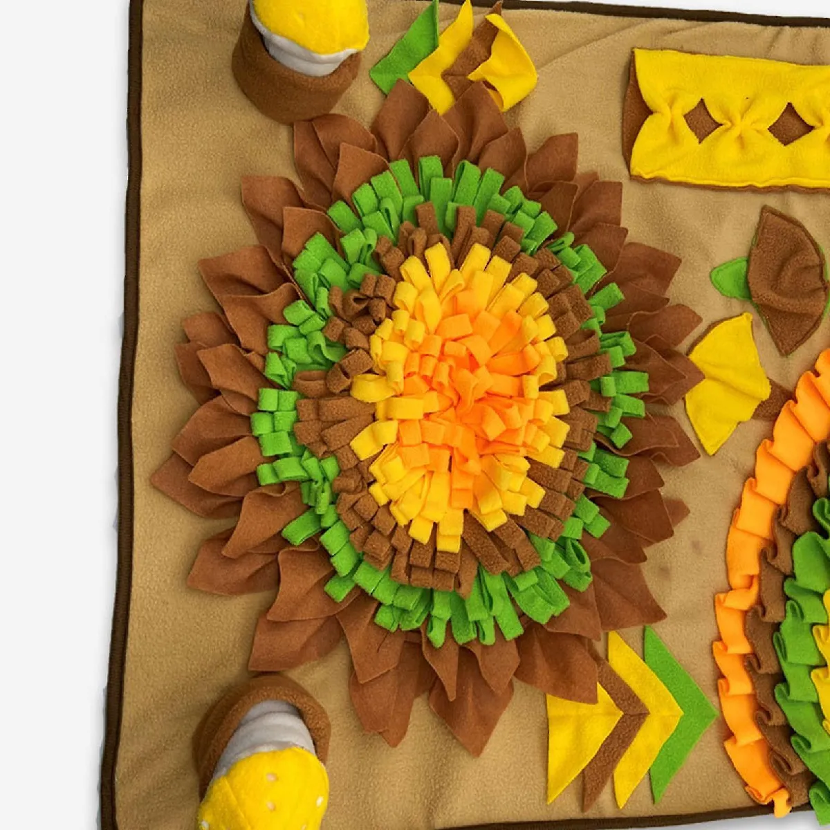 Comparer les prix de Jouet interactif pour chien, 80x60cm, en laine polaire et coton - SNNGV