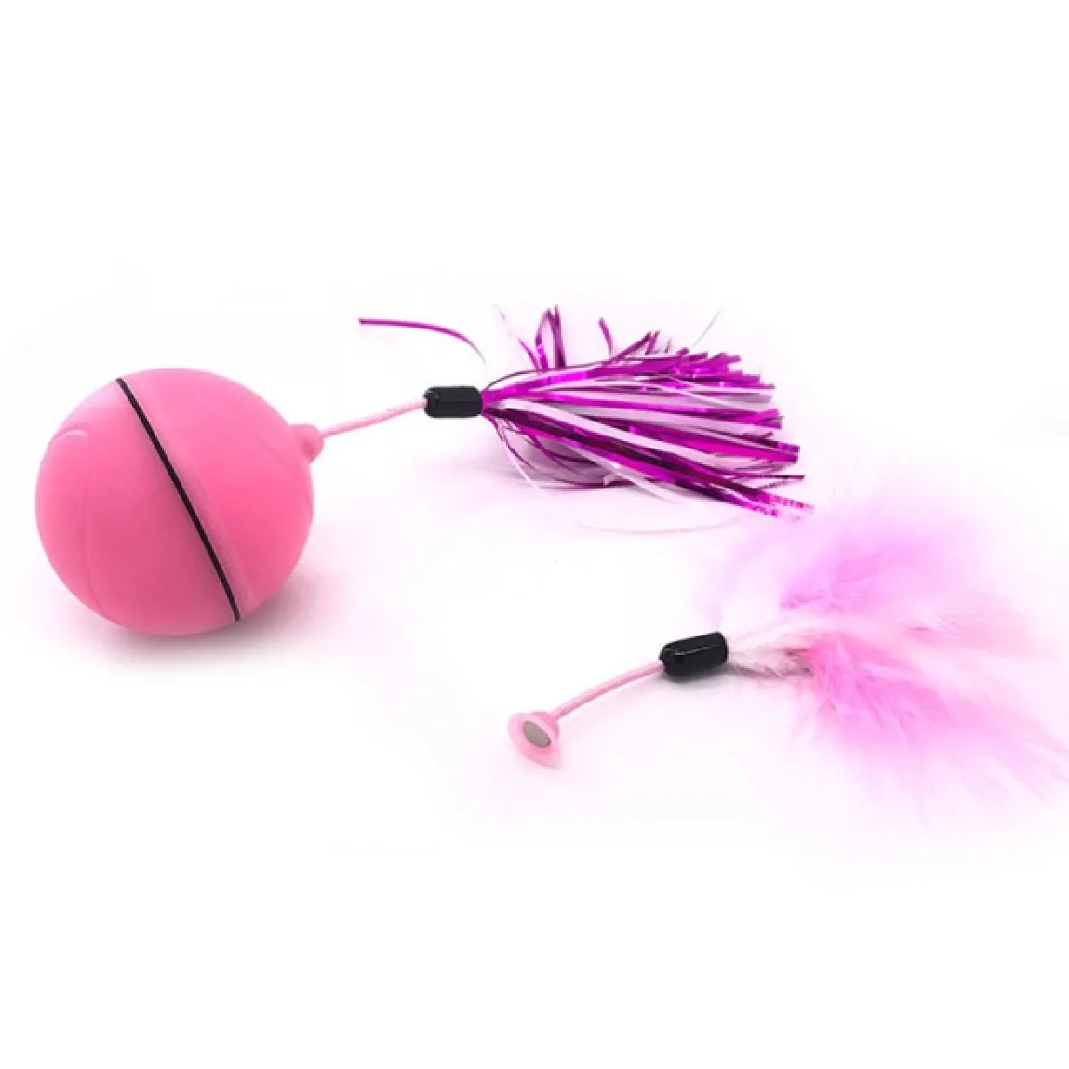 Jouet pour chat électrique - Roller Ball et Laser Plume