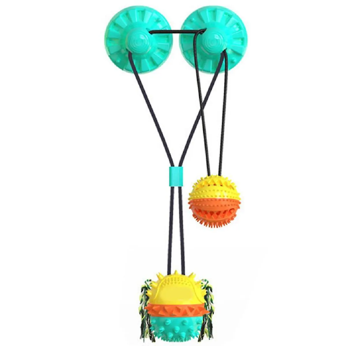 Comparer les prix de Jouet à mordre les molaires pour chien, brosse à dents, boule à mâcher, ventouse, nettoyage des dents.