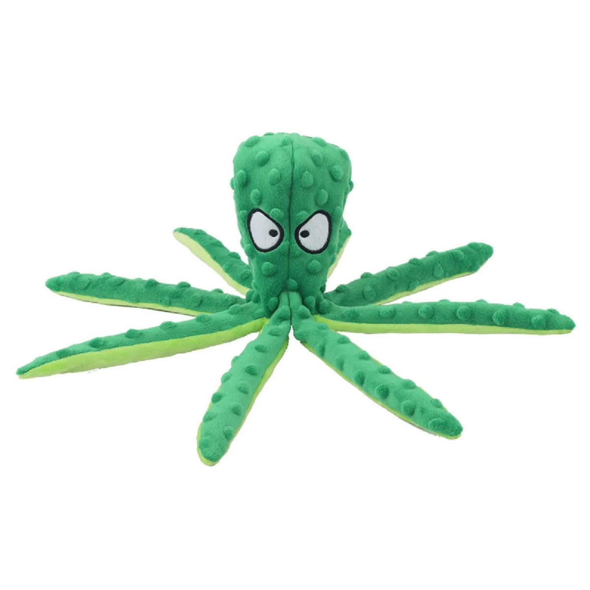 Meilleurs prix pour Jouet peluche pieuvre à 8 pattes pour chien avec papier sonore.
