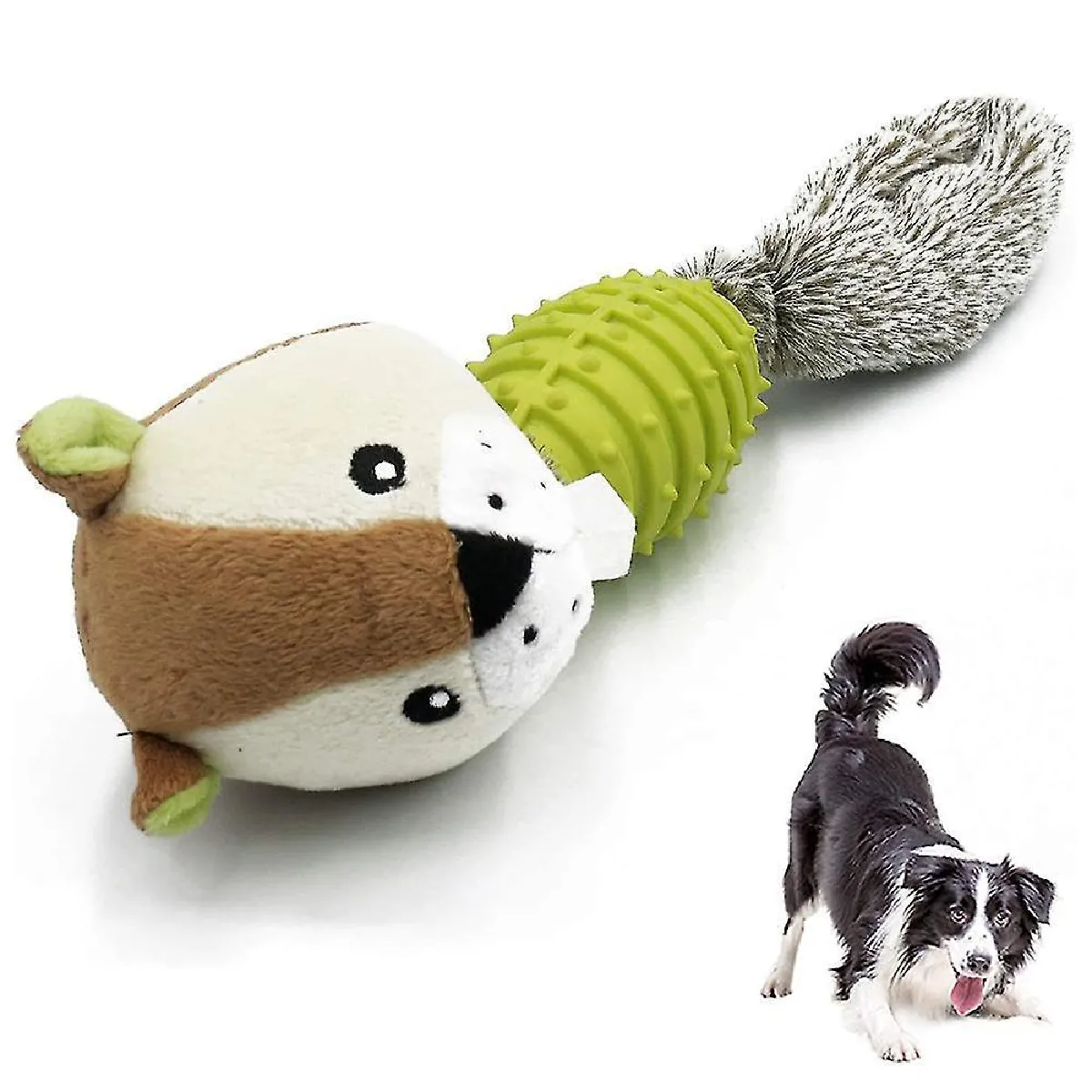 Meilleurs prix pour Tpr et jouet en peluche pour chien, jouet à mâcher durable, jouet grinçant et interactif M
