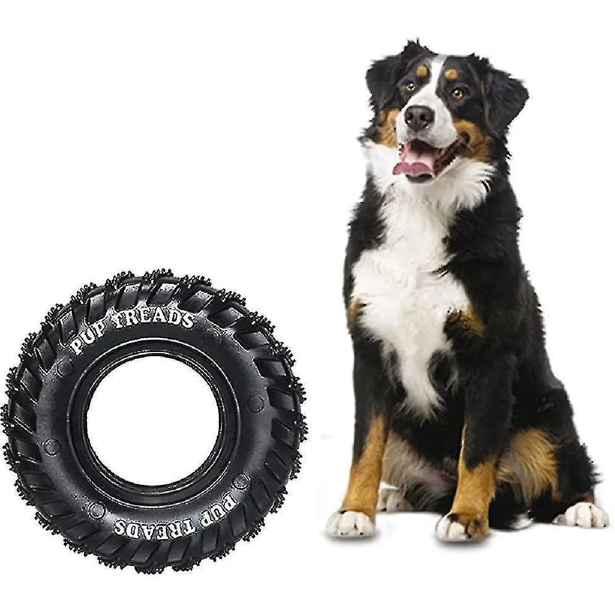 Meilleurs prix pour Jouet Indestructible pour Chien en Caoutchouc - Noir