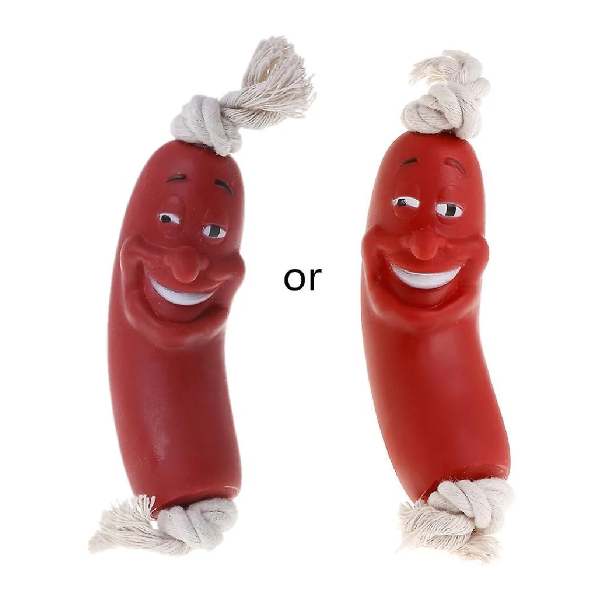 Meilleurs prix pour Jouet saucisse molaire pour chien Jouet grinçant qui prévient l'ennui et soulage l'anxiété