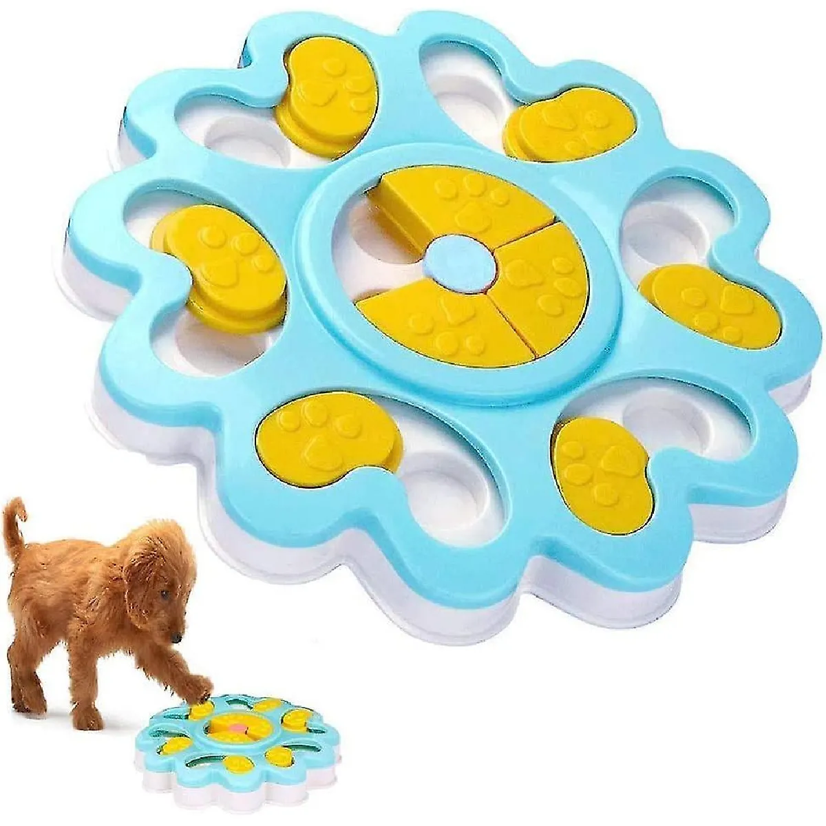 Comparer les prix de Jouet Mangeoire pour Chien, Distributeur de Friandises Interactif Puzzle Jouet Pour Chien, Jeux de dressage de Chiens