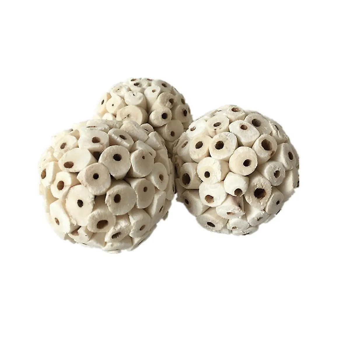 Comparer les prix de 3 jouets à mâcher pour hamster Sola Foraging Balls 2.36in Plant Ball Soft Shredable