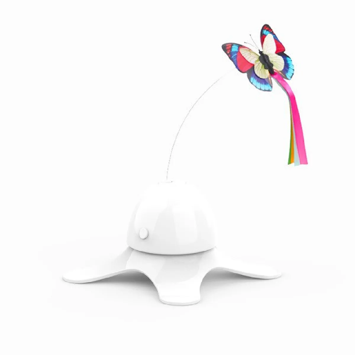 Meilleurs prix pour Papillons colorés Jouets pour chiens et chats Jouets électroniques pour animaux de compagnie Jouets d'exercice pour chats intelligents et automatiques Jouets interactifs à bâtons rotatifs   Jouets pour chats (blanc)