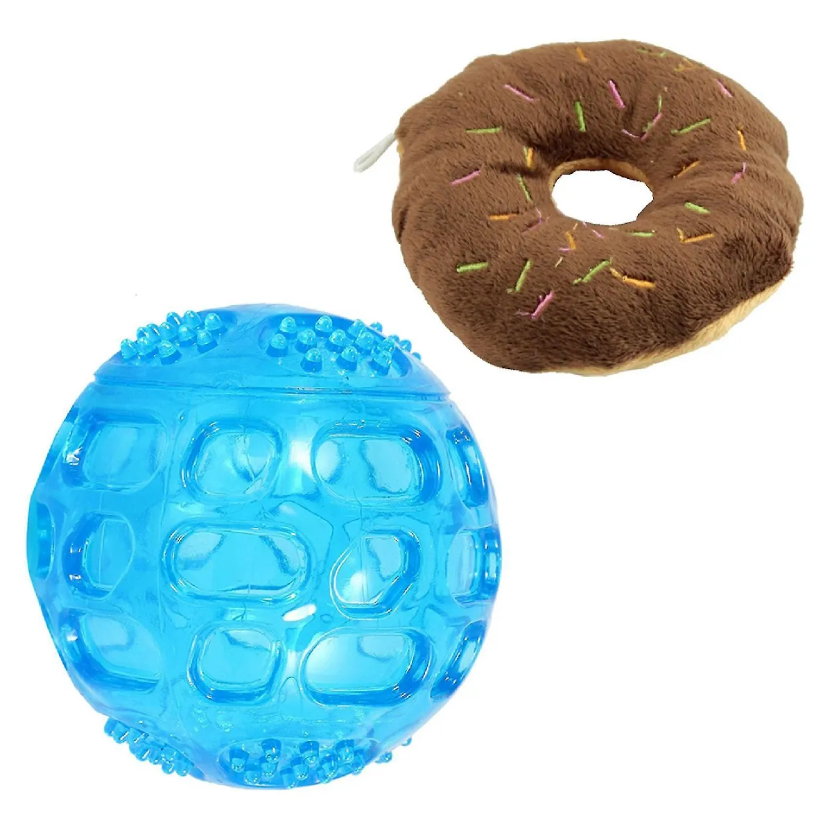 Meilleurs prix pour Jouet pour chien en coton et laine avec grincement.