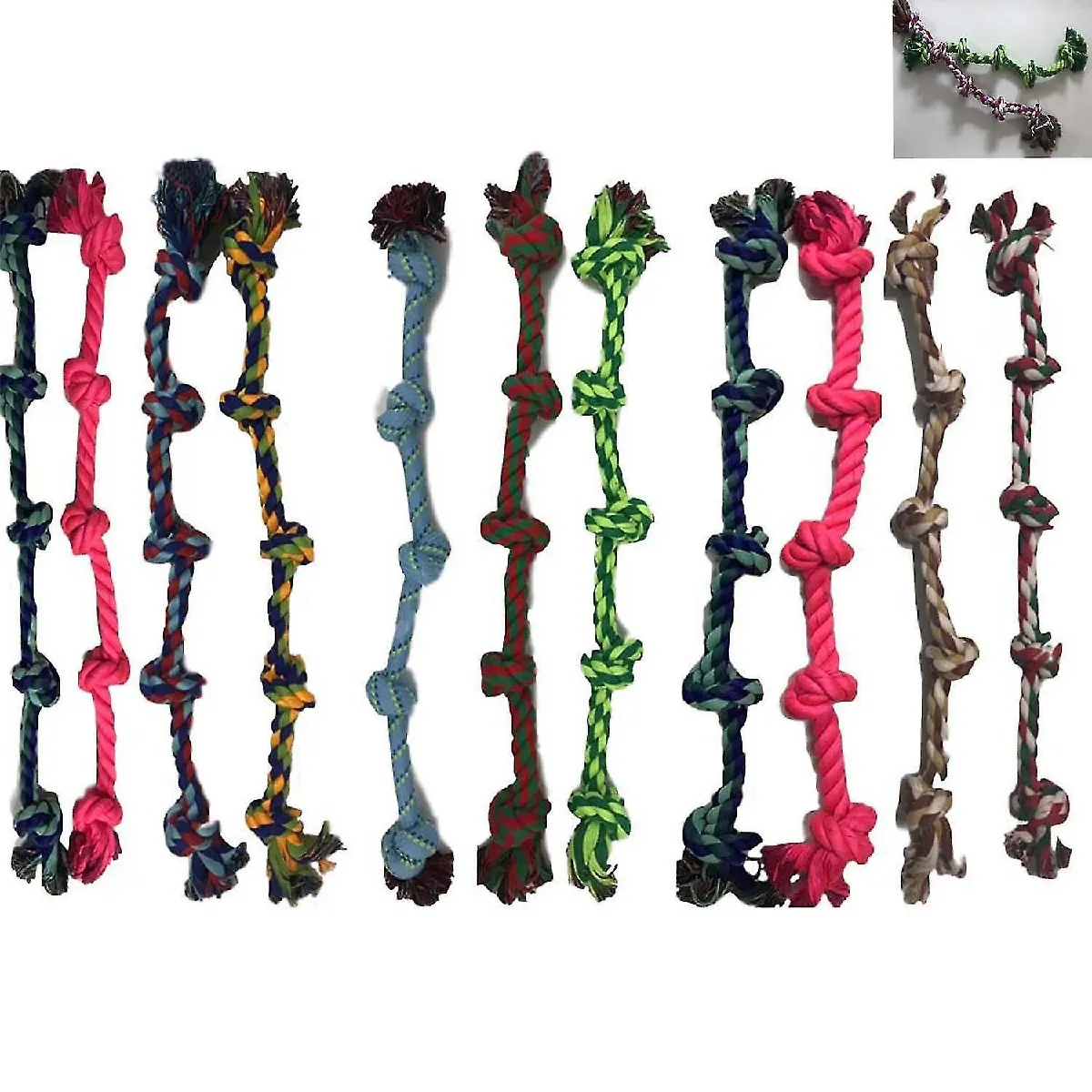 Comparer les prix de Jouet de corde pour chien, jouet pour chien extra large, coton robuste à mâcher