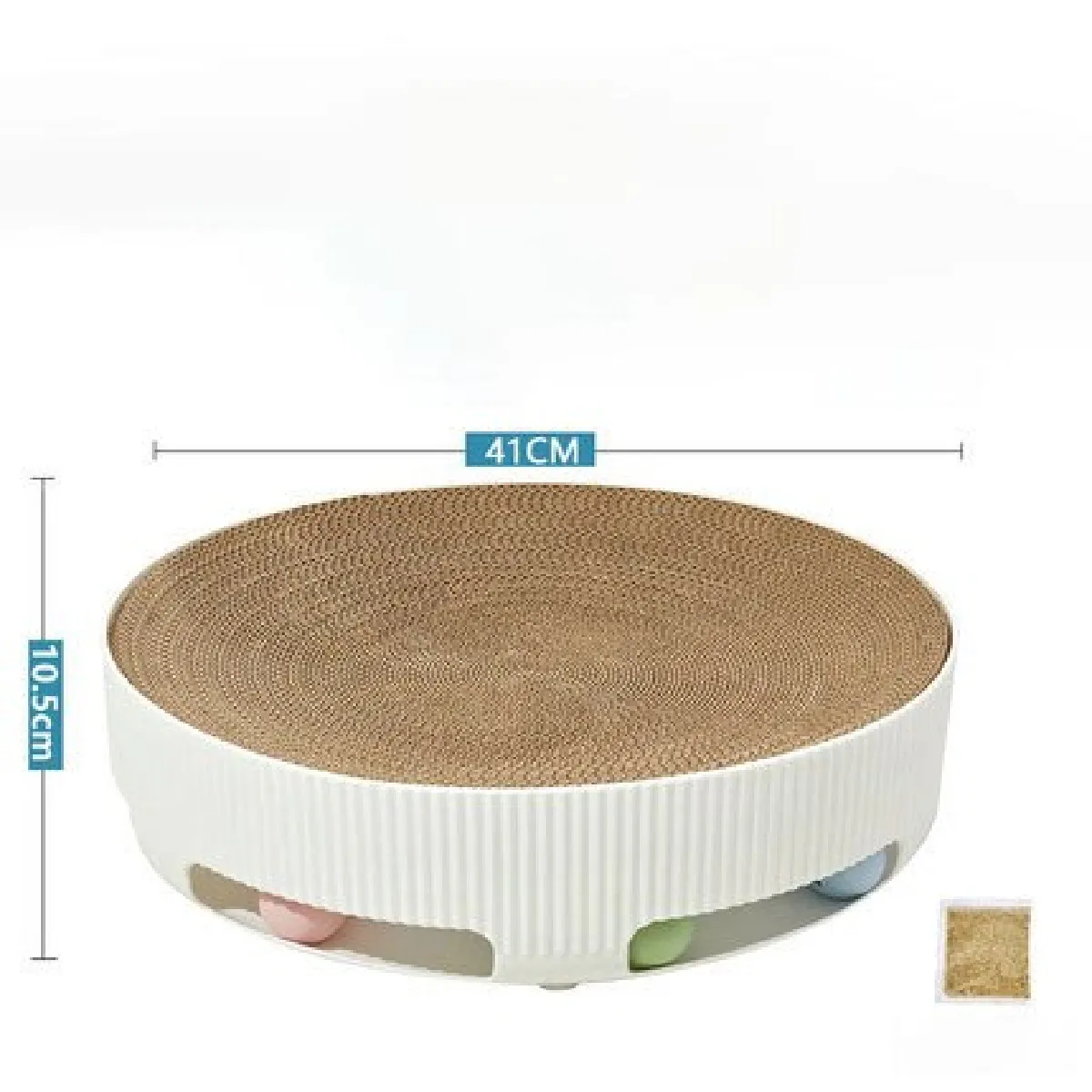 Comparer les prix de Le chat griffe le chat jouet planche ronde égratignure coussin chaton gratte le chat jouet égratignure gratte canapé lit catnip