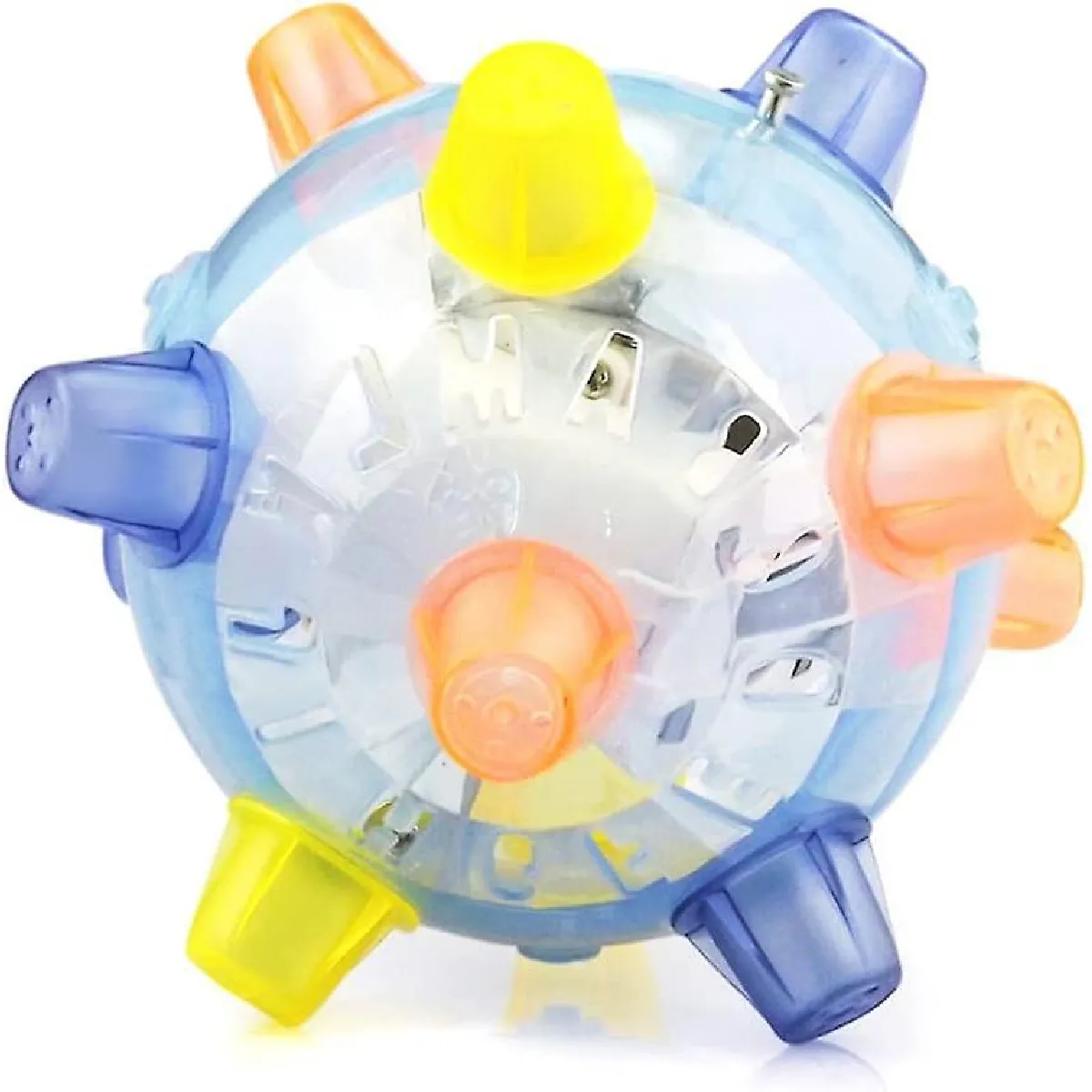 Meilleurs prix pour Balle d'Activation Pour Chiens Petite Balle d'Activation Pour Chiens Balle Clignotante Lumière Sons Saute Automatiquement (Couleur aléatoire)