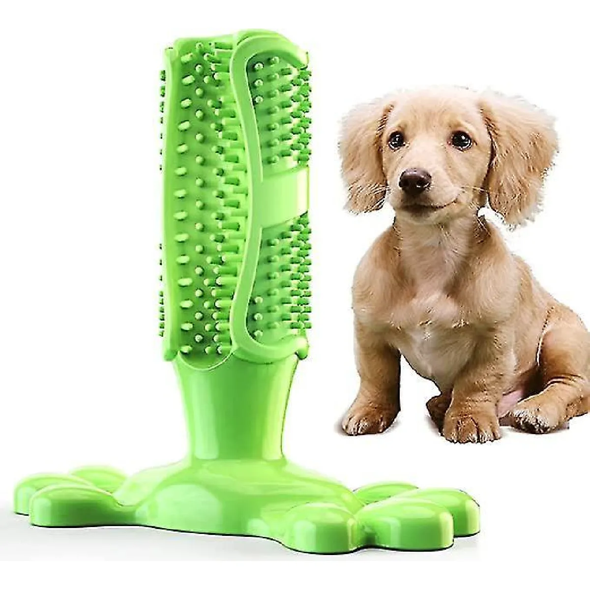 Comparer les prix de Brosse à dents en caoutchouc pour Animaux de Compagnie De Meulage de Chien Mâchent des Jouets de Nettoyage des Dents