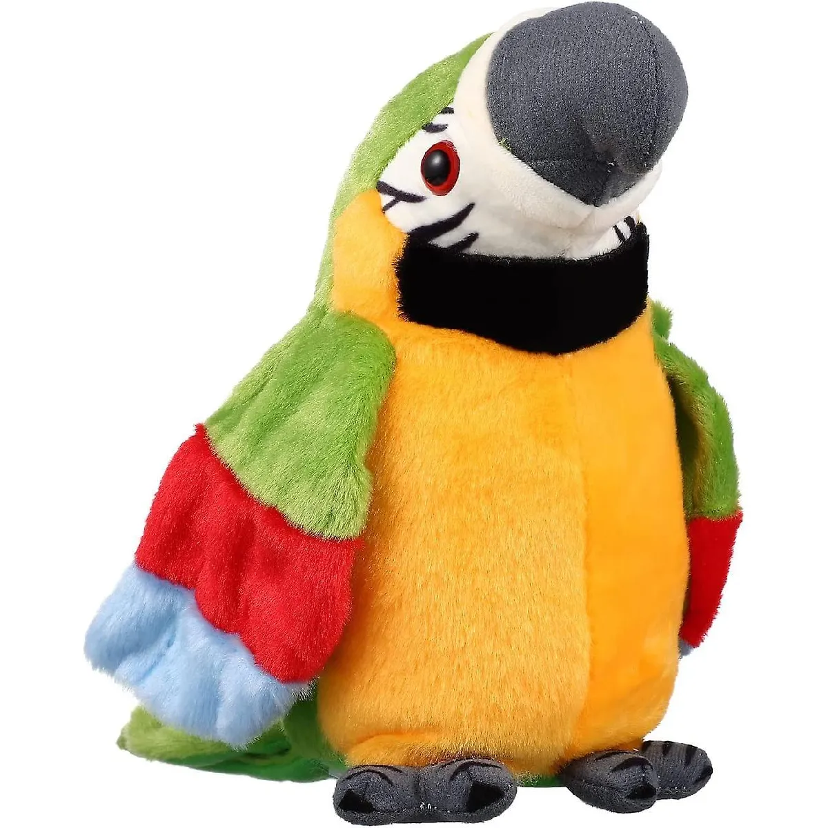 Comparer les prix de Parrot Talking Parrot Recording Animal Toy Electric Plush Parrot Twist Wing Early Education Supplies No Bat