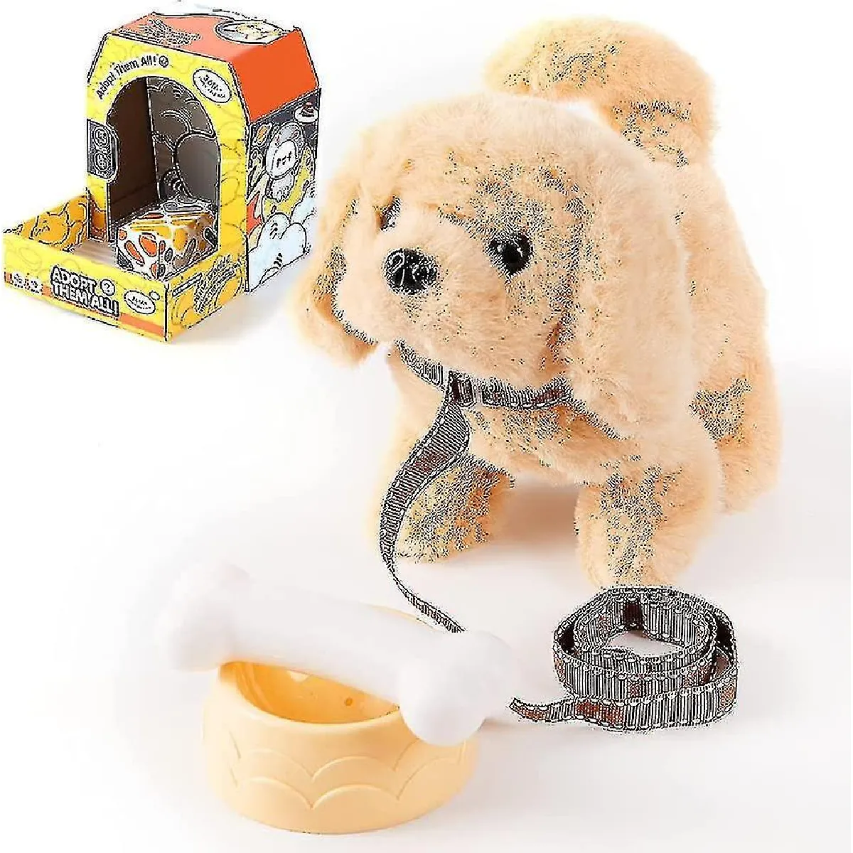 Meilleurs prix pour Jouets pour chien, chien de compagnie aboyant, chien marchant, chien aboyant, chien remuant la queue, jouet interactif pour chien, pour les enfants, pour les inciter à aimer les animaux depuis l'enfance.